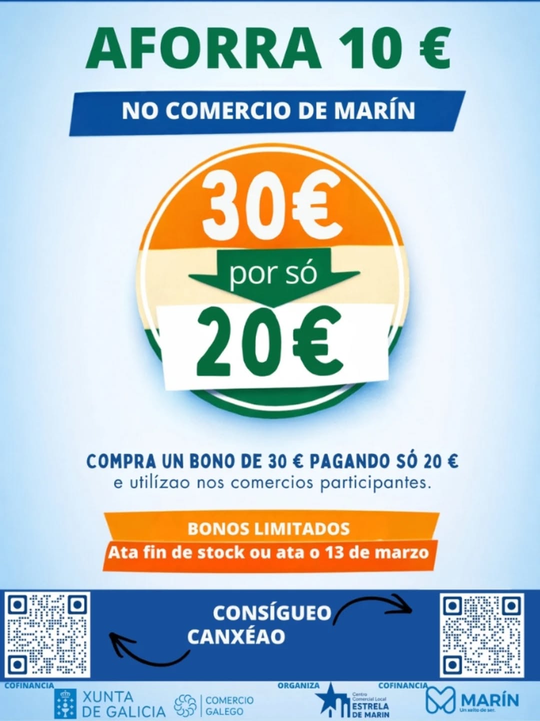 Bonos 20/30 CCA Estrela de Marín