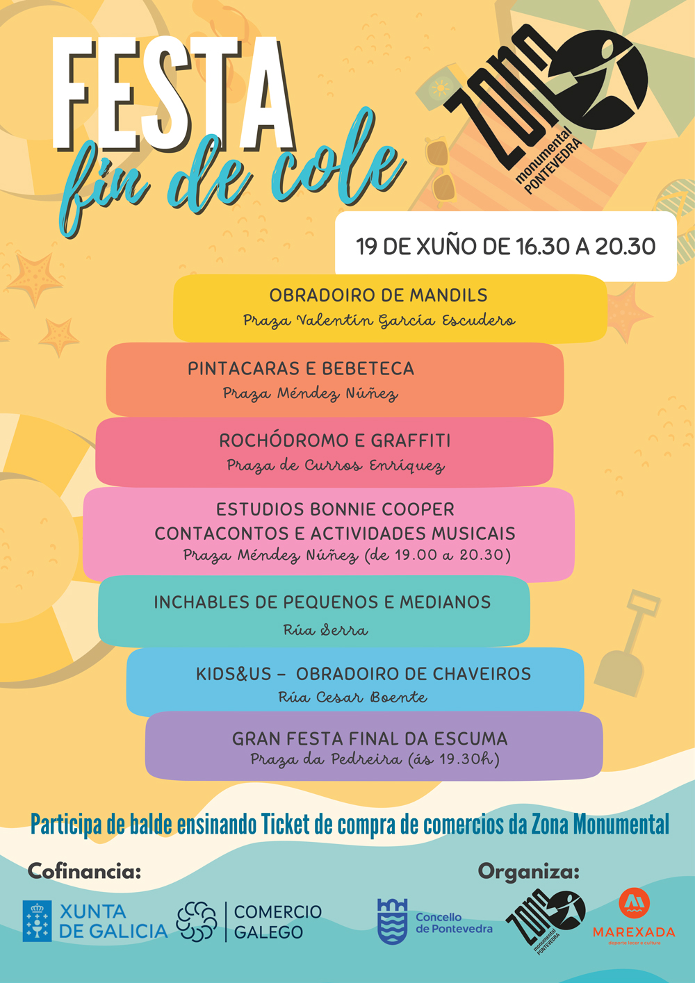 Festa Fin de Cole CCU Zona Monumental 2026